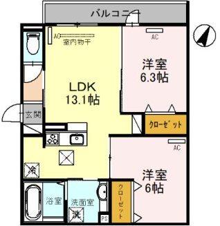 ＳＡＫＵＲＡ甲子園三保町 間取り図画像