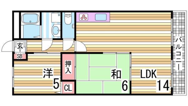 ベル野田 間取り図画像