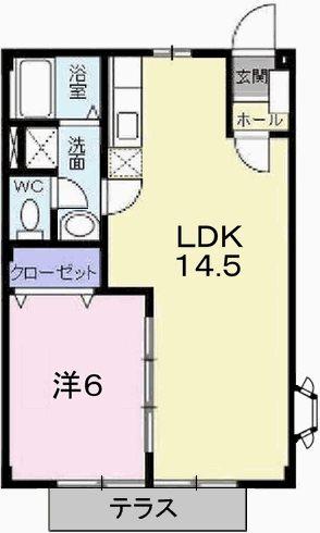 グリーンハイツ三木 間取り図画像