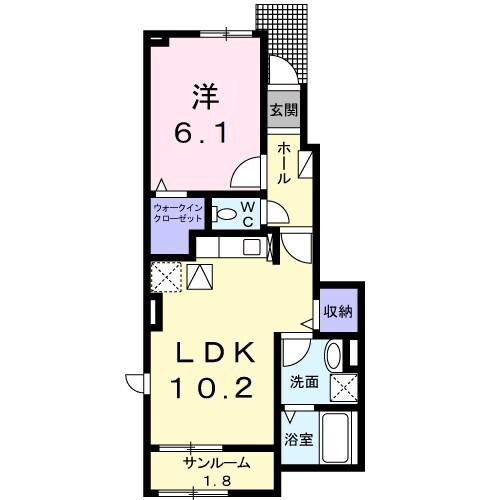 エスポアール姫路東 間取り図画像