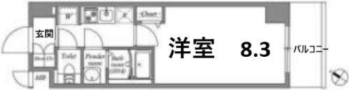 ASCLAIRE KOBE HIGASHINADA 間取り図画像