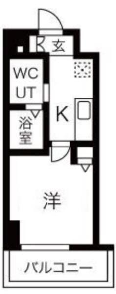 u-ro湊川公園前 間取り図画像