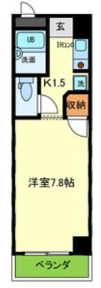 ドムール若山 間取り図画像