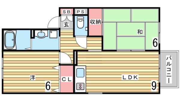 ヒルズ大谷II 間取り図画像