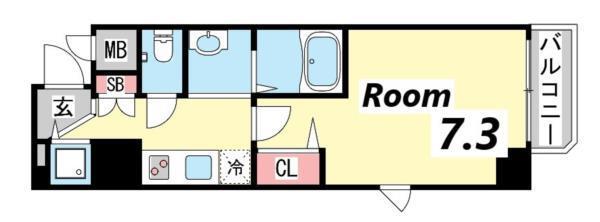 グランカリテ神戸WEST 間取り図画像