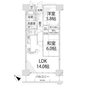 ライオンズマンション姫路東今宿 間取り図画像