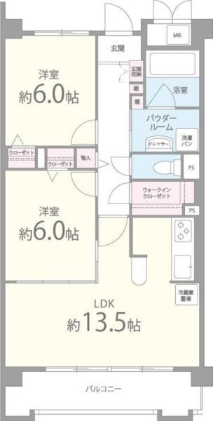 タンドル　シャトー 間取り図画像