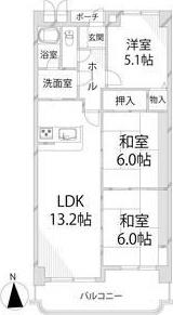 田寺グランドヒルズ 間取り図画像