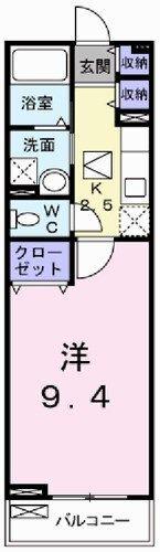 ソレイユ・北野 間取り図画像
