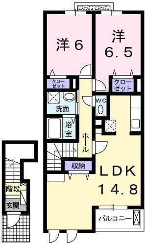 フィオレンティーナV 間取り図画像