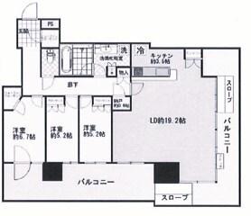 プラウドタワー神戸垂水 間取り図画像