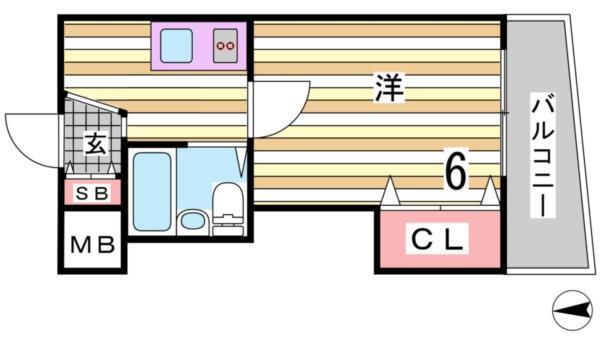 ロマネスク六甲 間取り図画像