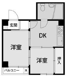 ライフポケット甲子園 間取り図画像