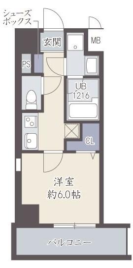 Le Lien Itayado 間取り図画像