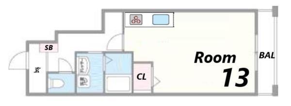 コゥジィーコート 間取り図画像