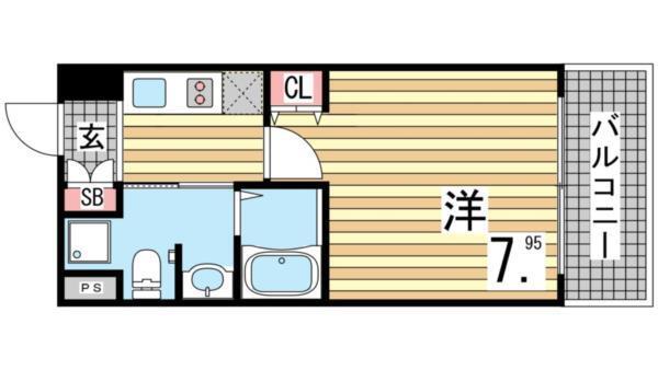 アーバングリーン兵庫ステーションフロント 間取り図画像