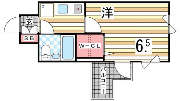 エスリード三宮第2 間取り図画像