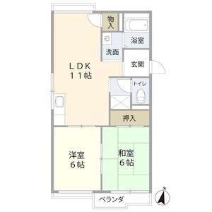 ファミール御影 間取り図画像