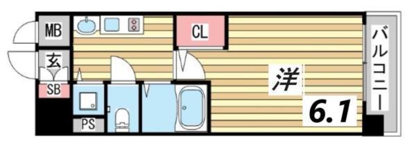 プレサンス神戸西スパークリング 間取り図画像