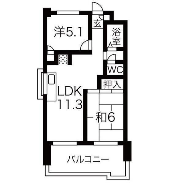 メゾン三田赤坂 間取り図画像