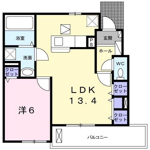 ボヌール 間取り図画像
