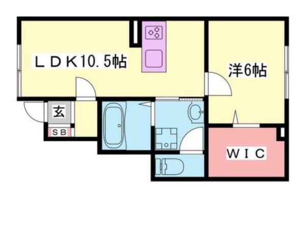 メゾンキャレＡ棟 間取り図画像