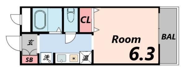 アミスタ花北 間取り図画像