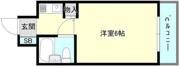 サニーパレス花北 間取り図画像