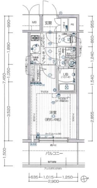 エスプレイス神戸フォルムスクエア（902） 間取り図画像