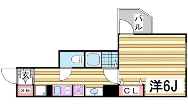 CITY SPIRE神戸元町II 間取り図画像