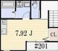 ザ・シティ福田テラスII 間取り図画像