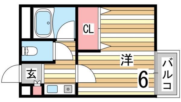 青木マンション 間取り図画像