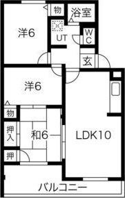 フローラル夙川 間取り図画像