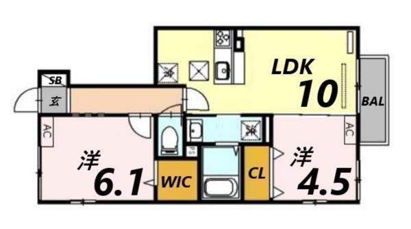 プラージュ 間取り図画像