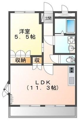 メゾンミルキーウェイI 間取り図画像