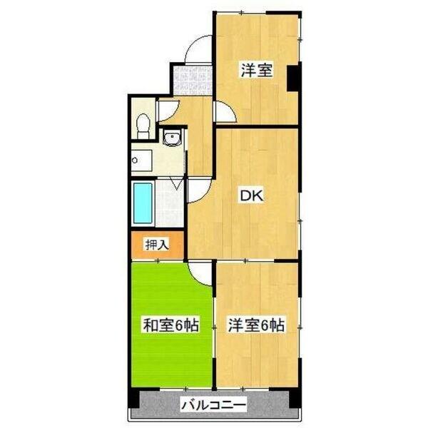 ロイヤルコーポ東雲 間取り図画像