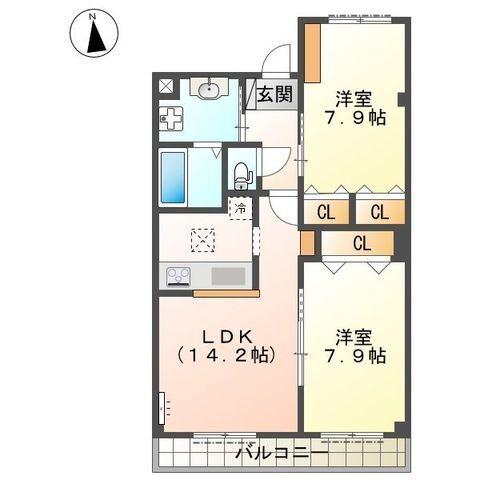 コンフォート 間取り図画像