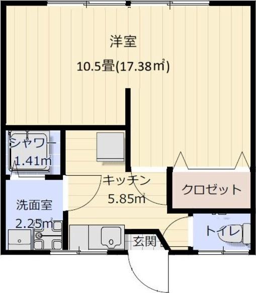 三輪アパート 間取り図画像