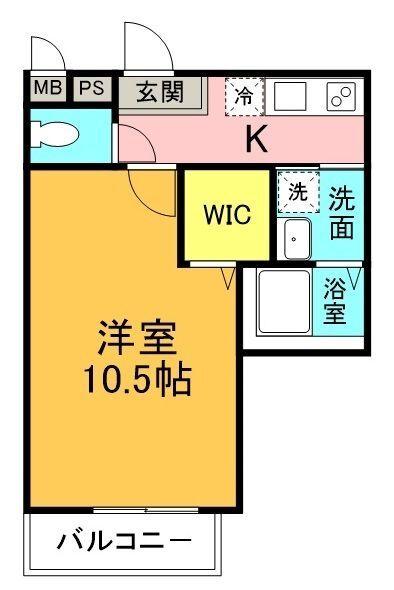 フジパレス西宮鳴尾V番館 間取り図画像