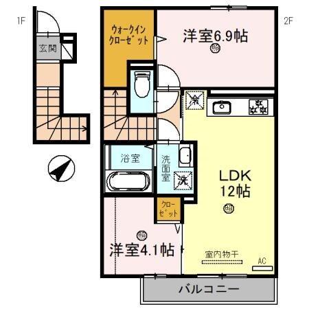 リコルド住吉 間取り図画像