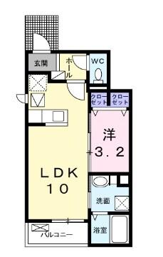 エストソーレII 間取り図画像