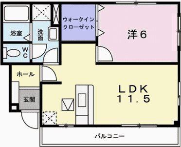エクセラン國木I 間取り図画像