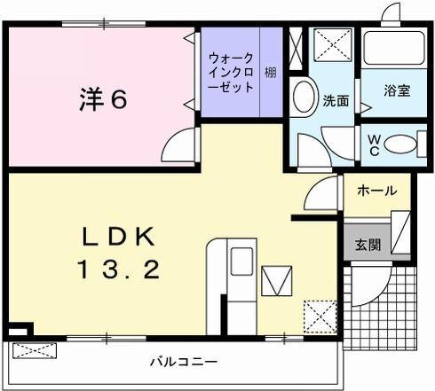 エレガントリヴ 間取り図画像