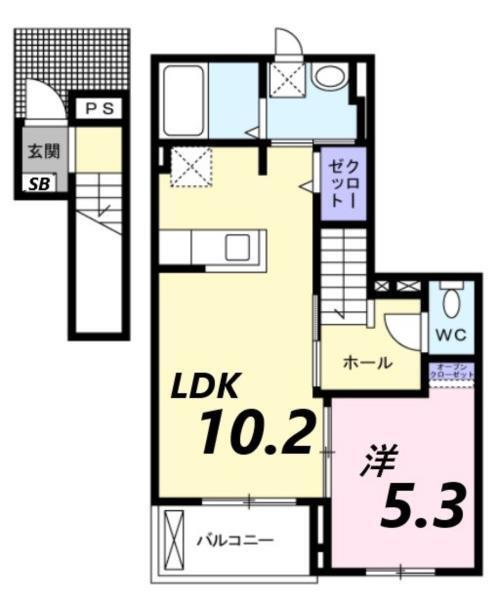 コスモビレッジ 間取り図画像