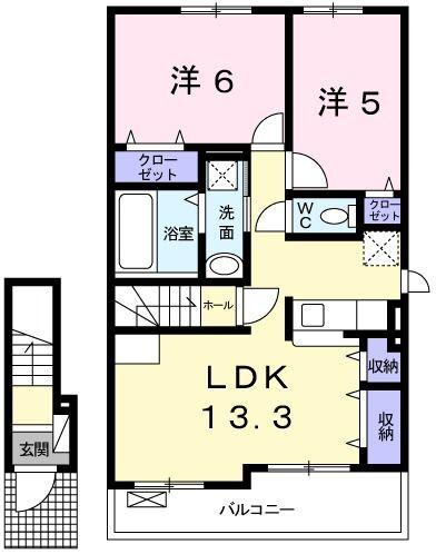 メゾンドレープ和 間取り図画像