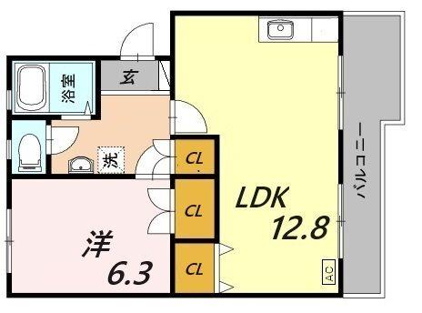 ロイヤルマンション2号棟 間取り図画像
