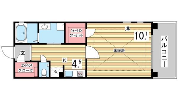 アーバンヴィレッジ兵庫エスタシオン 間取り図画像