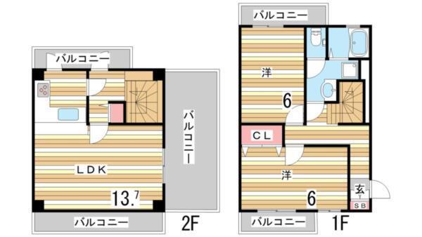 りりぱっとはうす 間取り図画像
