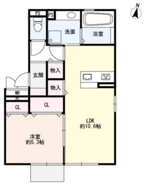 グリーンビラ高取山 間取り図画像
