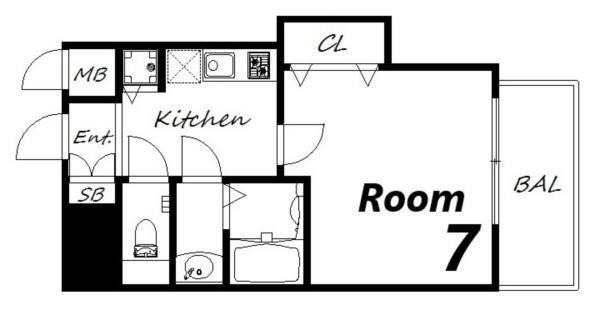 Luxe芦屋南 間取り図画像